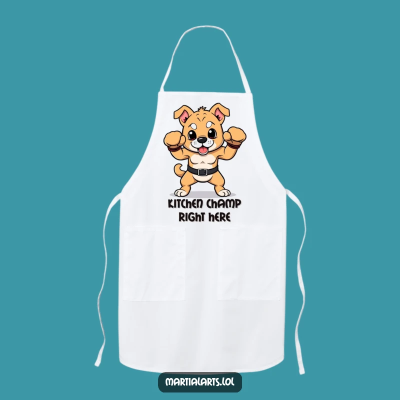 Funny Dog Boxer Apron: Cook Up a Storm with this Hilarious Chef!