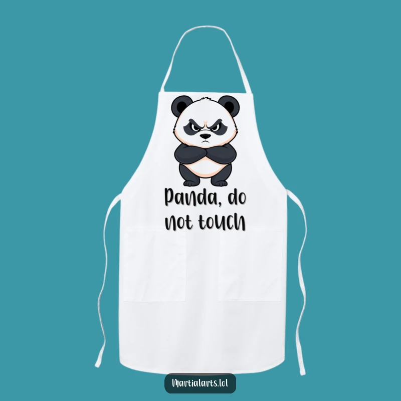 Funny Panda Chef Apron: Cook with Hilarious Determination and Style