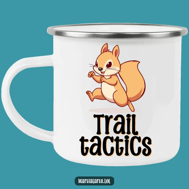 Funny Squirrel Campfire Mug: Agile Adventurer's Outdoor Gift