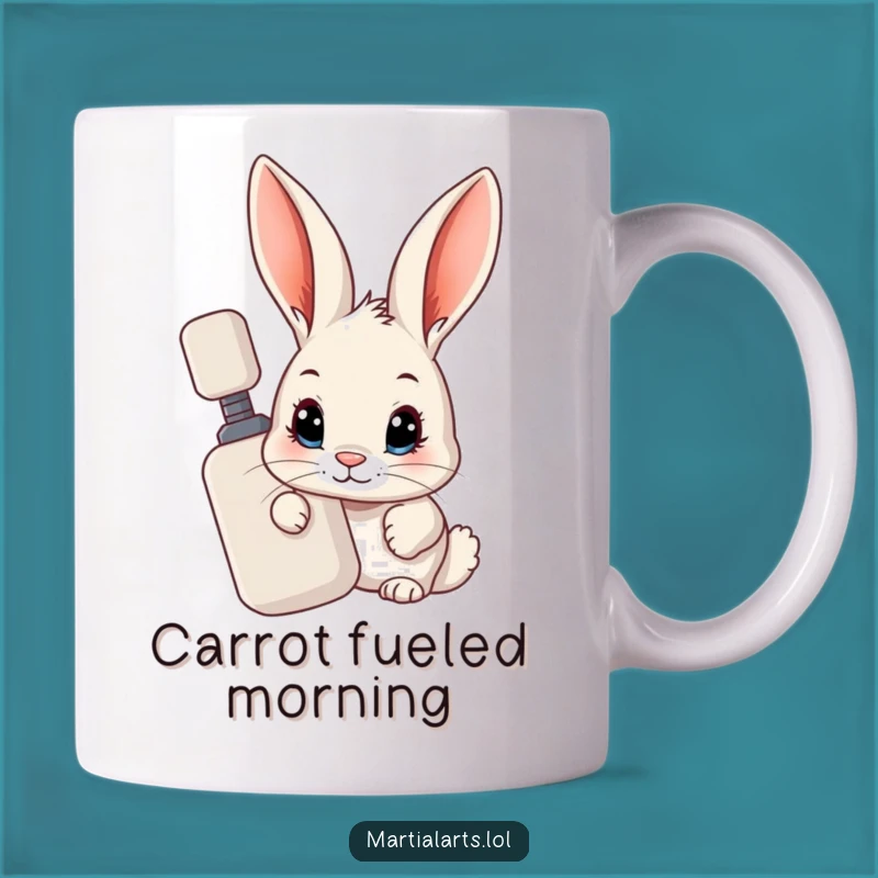 Funny Rabbit Spy Mug: Curious Peeking Gift for Sneaky Fun