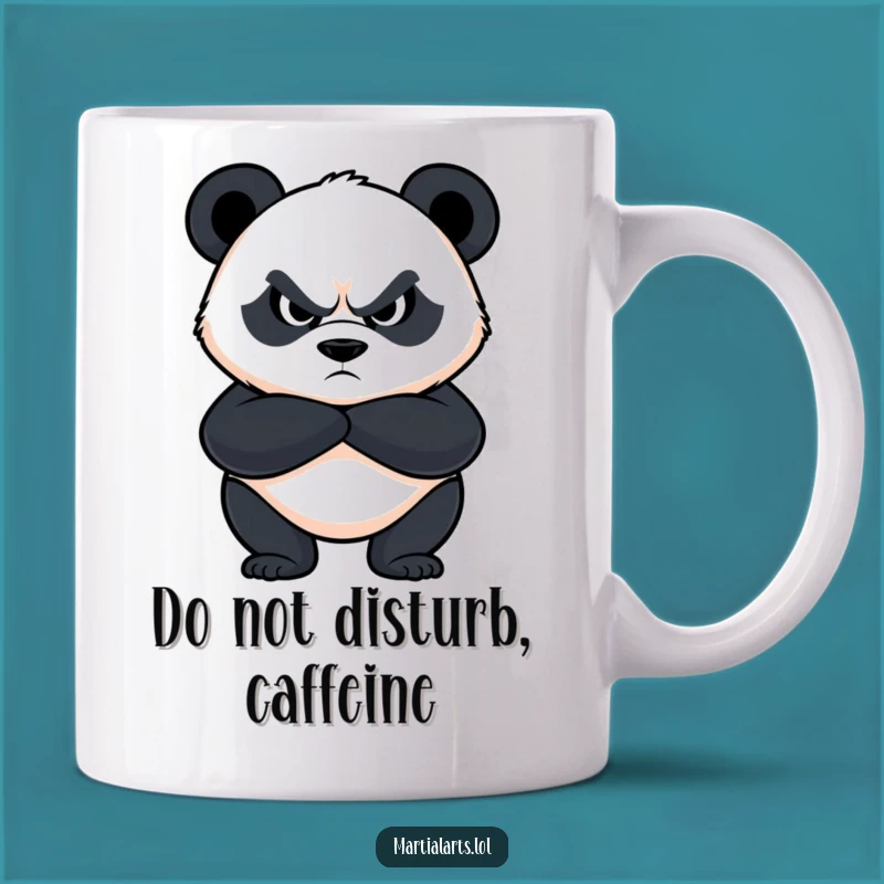 Funny Panda Guard Mug: A Hilarious Gift for the Unapproachable and Strong