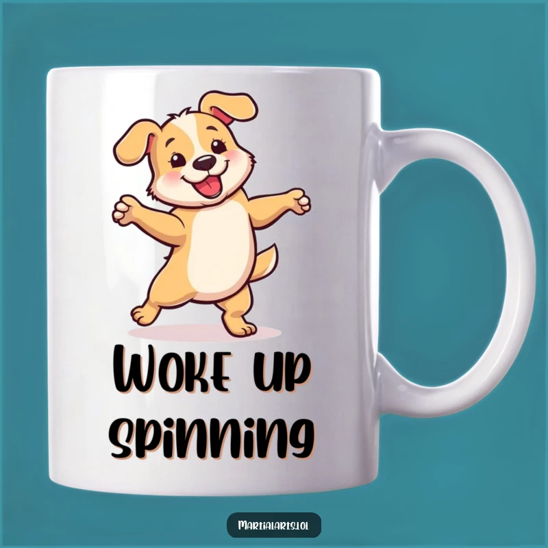 Funny Dancing Dog Mug: Unleash Joy with Every Sip, Hilarious Gift