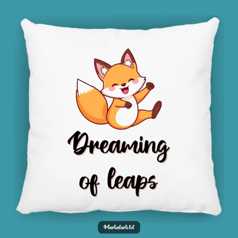 Comfy Funny Fox Flying Kick Pillow: Snuggle Up with Action!