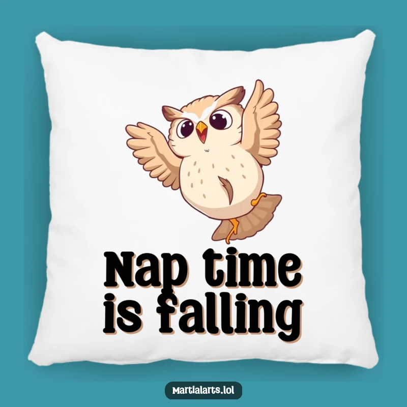 Funny Startled Owl Pillow: Snuggle with Surprises, Hilarious Gift