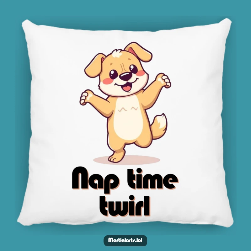 Funny Dancing Dog Pillow - Soft Spin, Comfy Gift for Dog Lovers