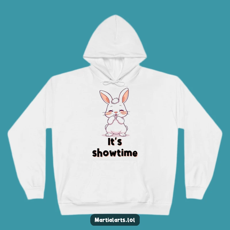 Cozy Funny Playful Bunny Hoodie: Bounce into Comfort, Hilarious Gift