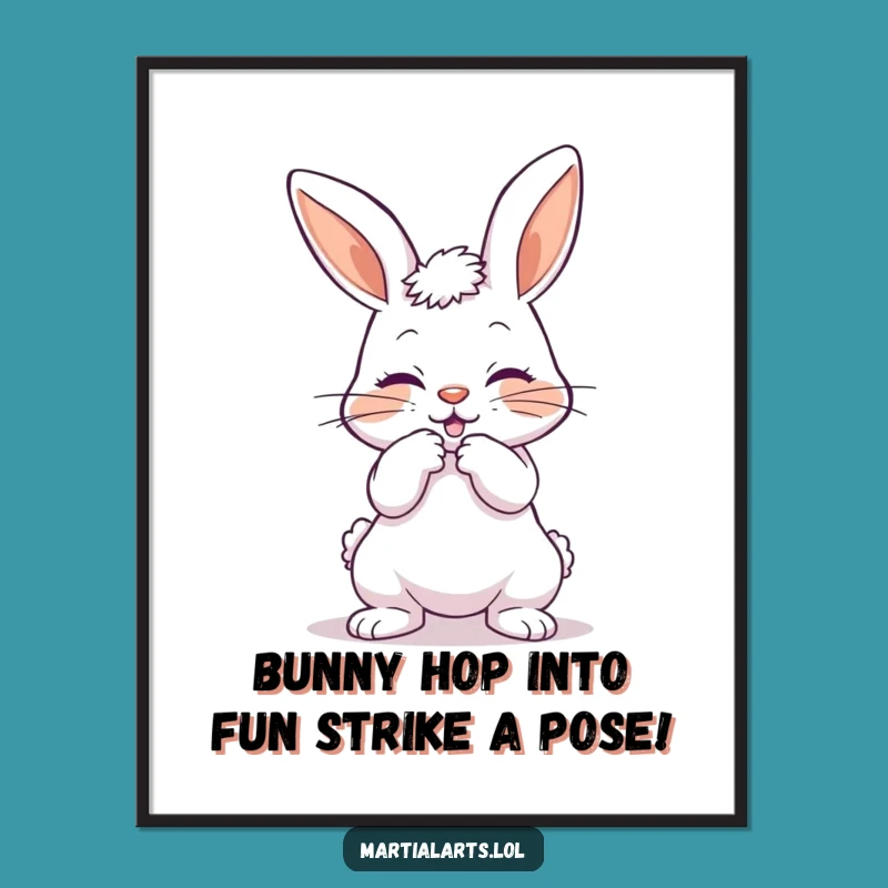 Funny Free Printable Bunny Wall Art: Downloadable Art for Playfulness
