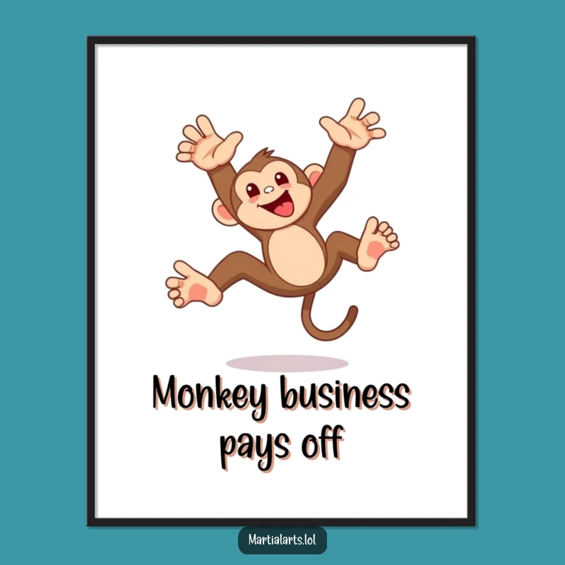 Funny Free Printable Monkey Wall Art: Hilarious Downloadable Jungle Decor