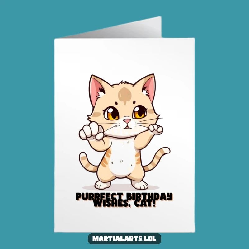 Free Printable Funny Cat Birthday Card: Punchy Fun Downloadable