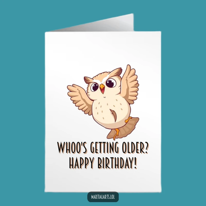 Free Printable Owl Birthday Card: Funny Downloadable Oops Gift
