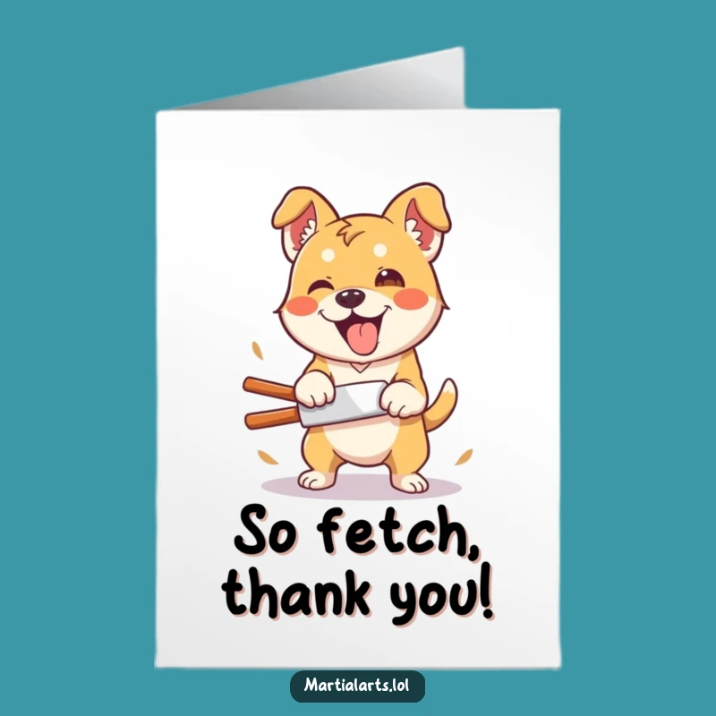 Free Printable Thank You Card: Silly Dog Says Thanks - Funny Downloadable