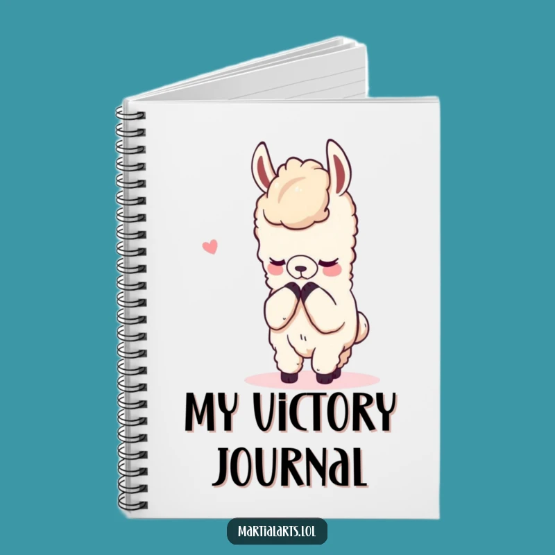 Funny Llama Bow Notebook - Jot Down Thoughts with Respect