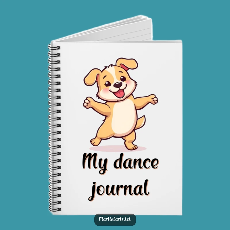 Funny Dancing Dog Notebook: Capture Your Moves, Hilarious Gift