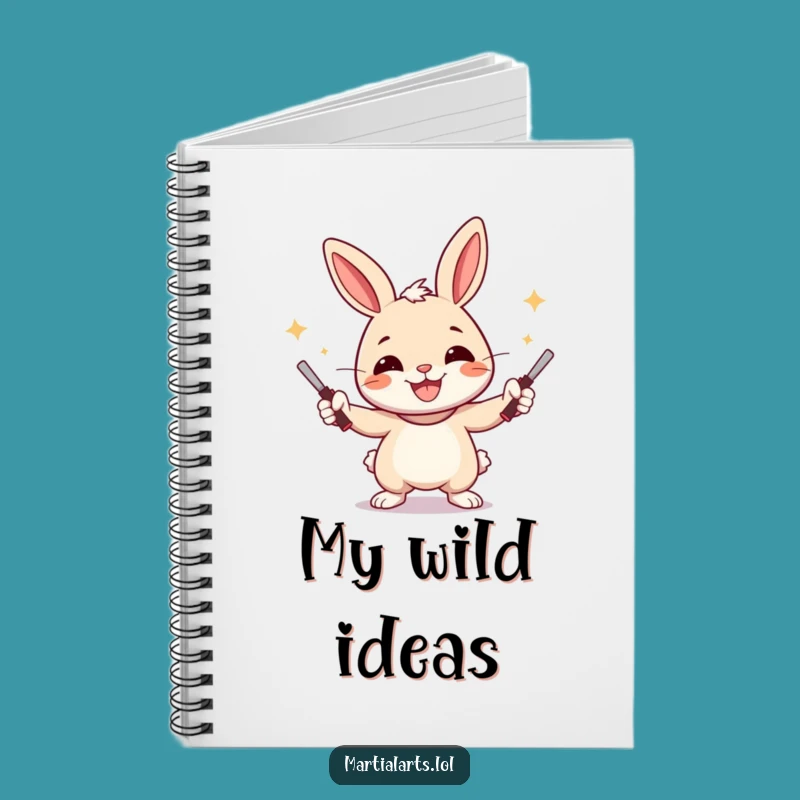Funny Rabbit Notebook: Plan Your Moves with a Juggling Hare Funny Gift
