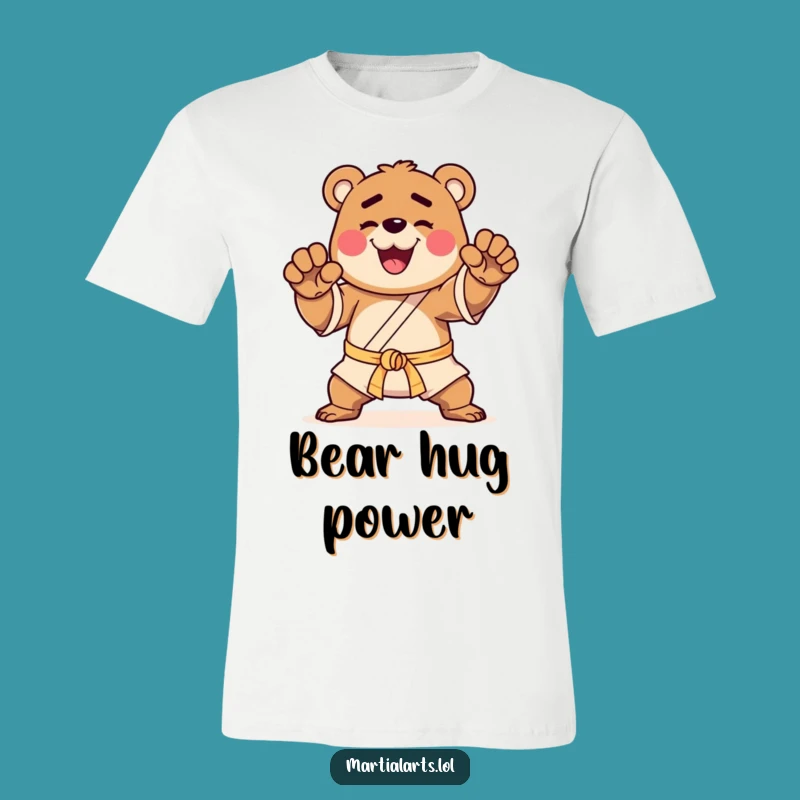 Funny Bear Martial Arts T-Shirt - Unleash Your Inner Warrior with Humor