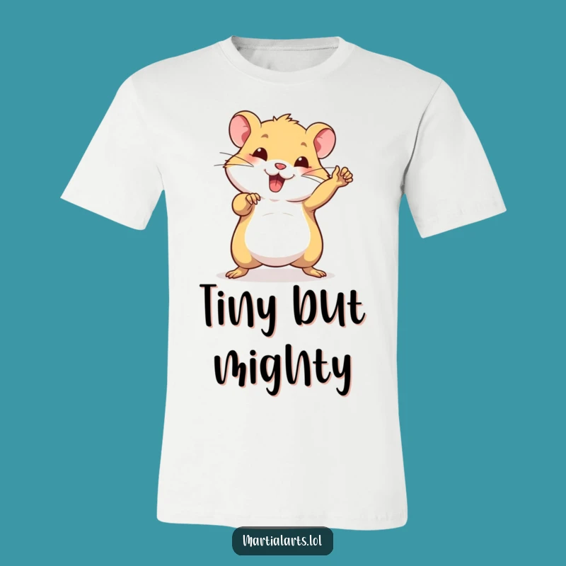 Funny Hamster Karate T-Shirt - Confident Fighter Tee